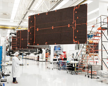 spectrolab satellite solar segundo boeing el manufactures millionth cell record space panels built powered development center ca