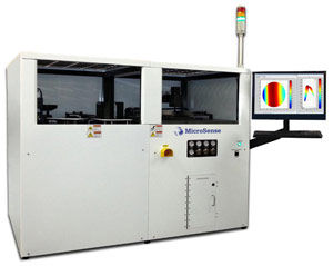 MicroSense’s UltraMap C200A automated LED sapphire wafer measurement system. 