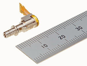 Picture: Mitsubishi Electric's 10Gbps DWDM can-type EML-TOSA. 