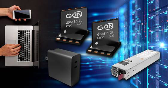 GaN Systems’ new 650V transistors. 