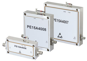 Pasternack’s coaxial X-band high-gain power amplifiers. 