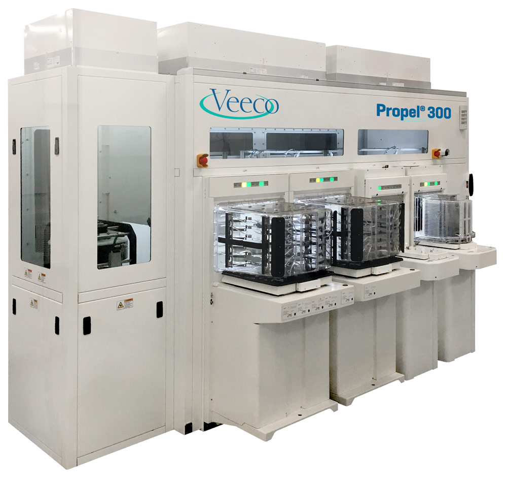 Veeco’s Propel 300 HVM MOCVD system. 