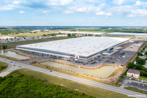 First Solar’s new R&D innovation center in Lake Township, Ohio.