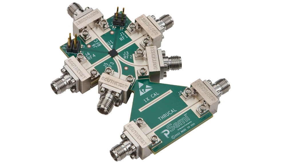 The PE42548 SP4T RF switch. 