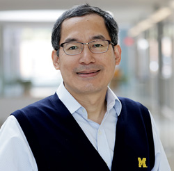 Zetian Mi. (Photo: Brenda Ahearn, Michigan Engineering.) 
