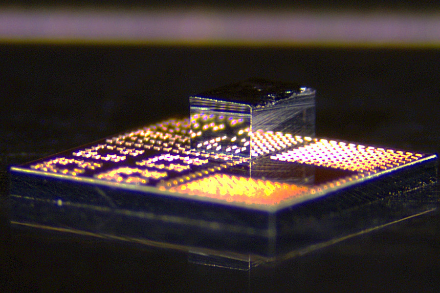 A new fabrication process integrates high-performance GaN transistors onto standard silicon CMOS chips in a way that is low-cost and scalable. 