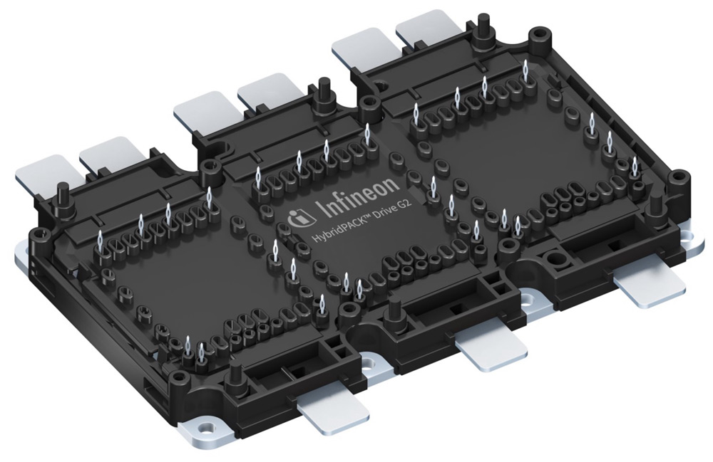 Infineon’s HybridPACK Drive G2 power module.