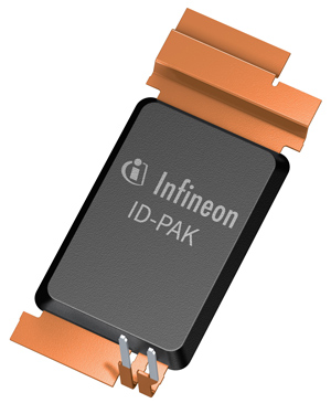 The first products based on the new technology will be 1200V in Infineon ID-PAK for automotive traction inverters combine the advantages of trench technology and superjunction design. 