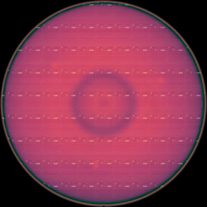 300mm GaN-on-Si wafer from AIXTRON inspected on 8 Series/CIRCL tool from KLA, after p-GaN etch by imec. 