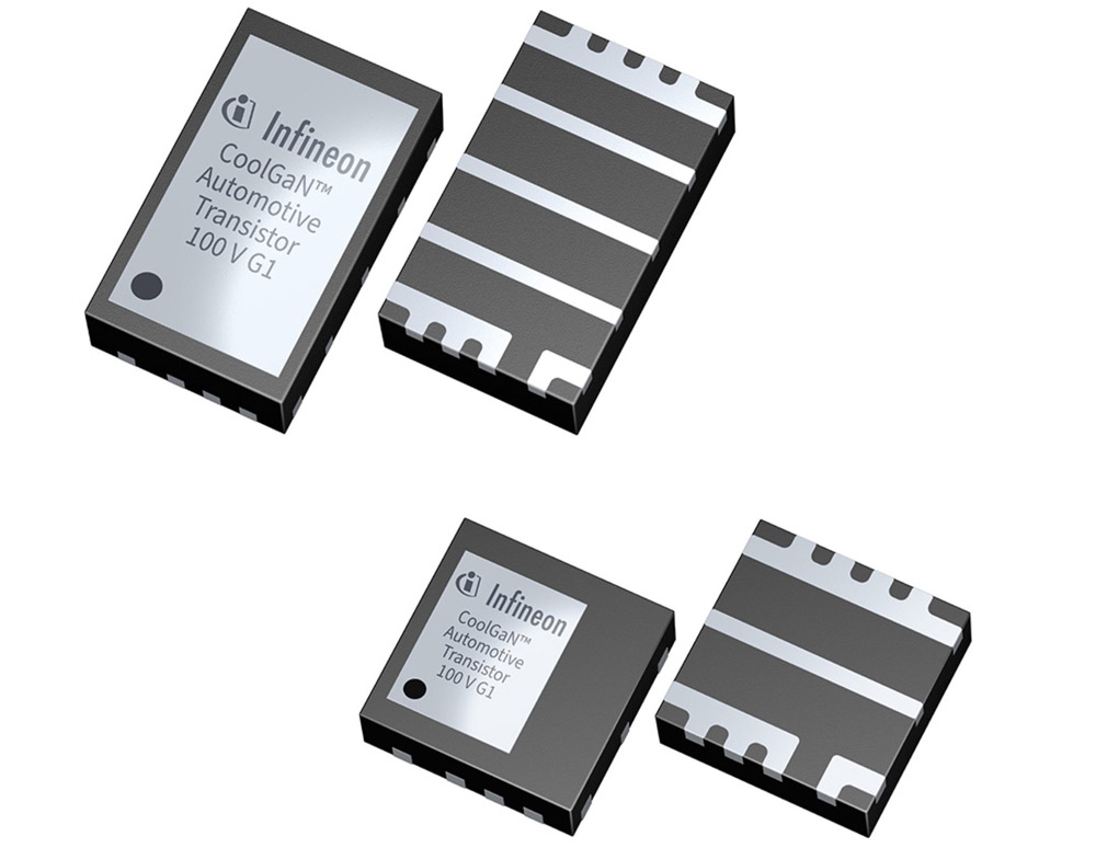 Infineon’s new CoolGaN Automotive Transistor 100V G1 family. 
