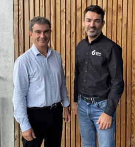Wise Integration’s new CEO Ghislain Kaiser and its CTO Thierry Bouchet.