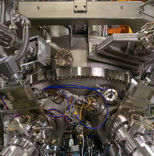 Photos of the Veeco 300mm oxide system for hybrid-MBE BTO on silicon epitaxy. 