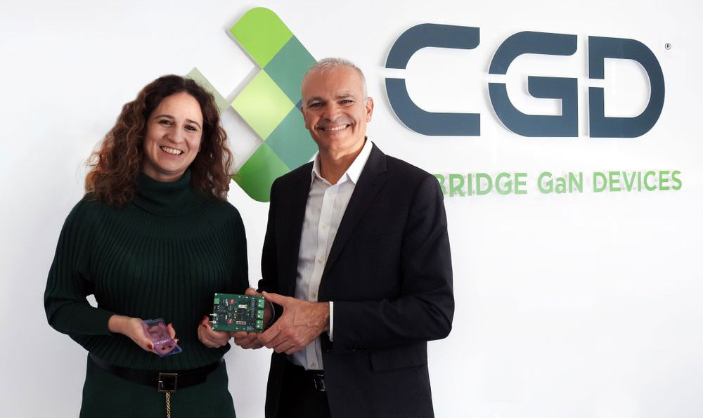 CGD co-founder and now chief marketing officer Giorgia Longobardi (left) with new CEO Fabio Necco (right). 
