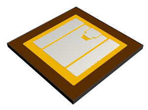 Wolfspeed’s 10kV bare die MOSFET. 